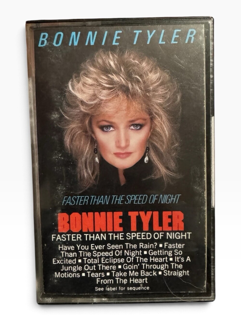 Bonnie Tyler Faster Than the Speed of Night Cassette Tape Columbia